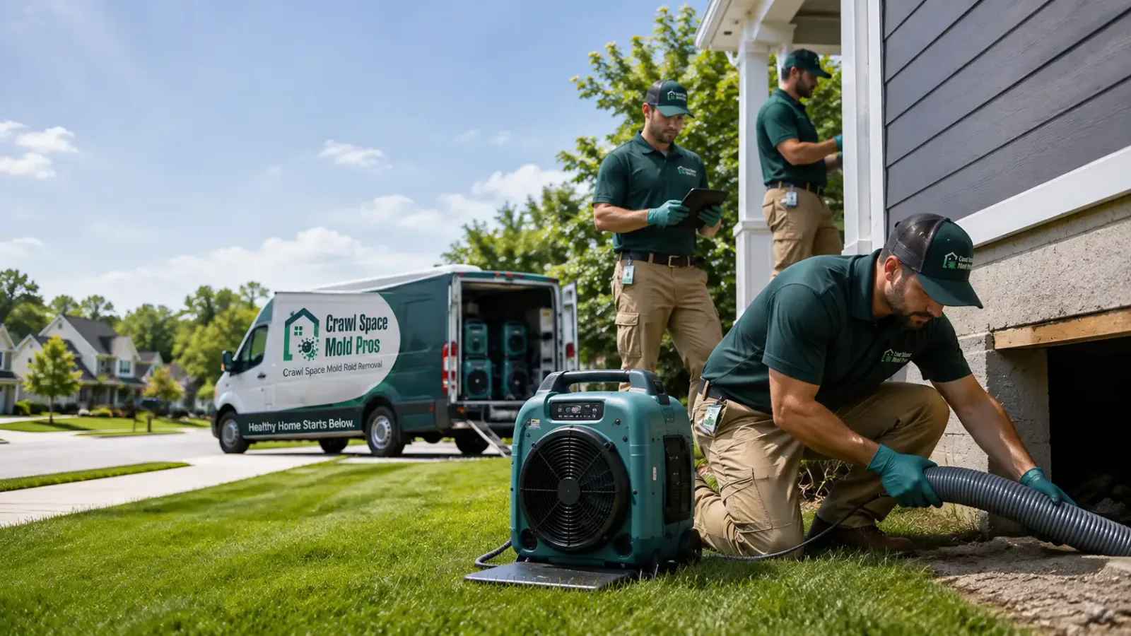 Crawl Space Mold Removal in Tipton, IA